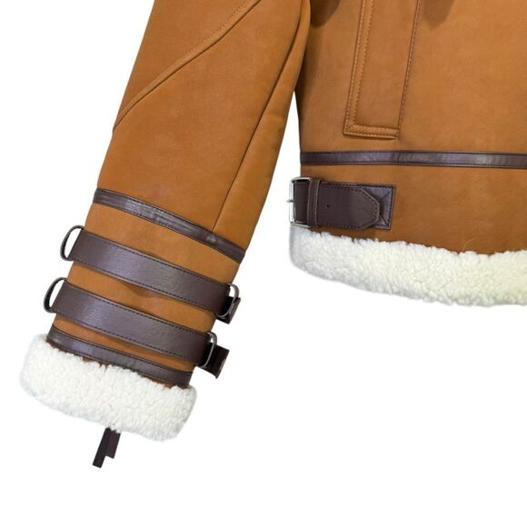 NEW REVOLVE L’Academie x Marianna Hewitt Benton Jacket Dark Brown Size XS - Picture 8 of 13